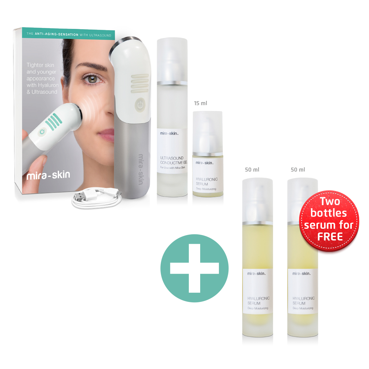 New Mira-Skin Starter Kit (Ultrasound, S deals